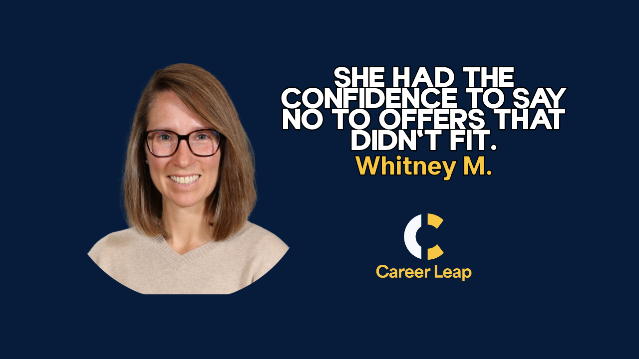 Whitney M. testimonial